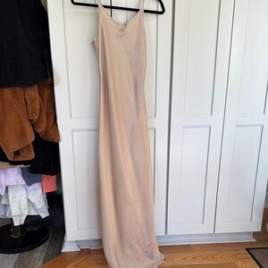 Elegant Cream Maxi Dress